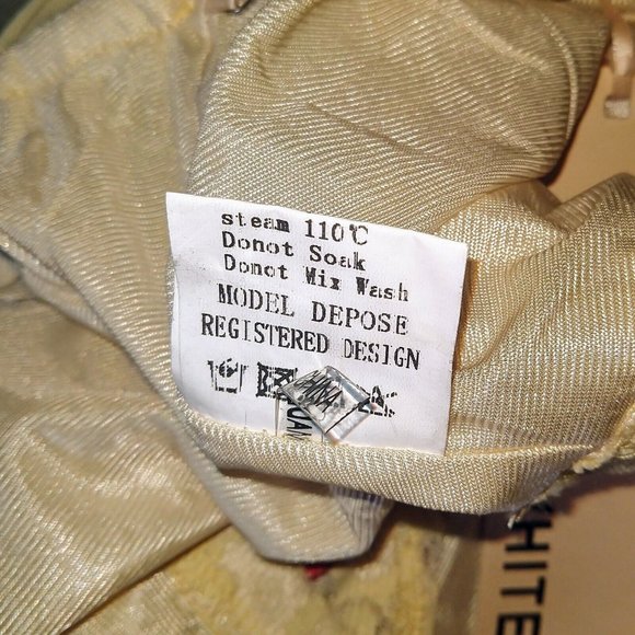 ELLI WHITE Womens Cami Tank Top Size Small Embroidered Lined Lace Ruffle - Picture 7 of 7